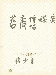 花季传媒广告入口网站