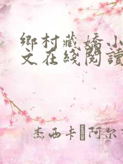 乡村藏娇小说全文在线阅读