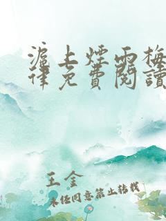 沪上烟雨梅津十律免费阅读