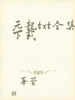 元龙txt全集下载