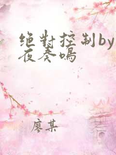 绝对控制by暗夜奏鸣