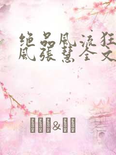 绝品风流狂医林风张慧全文免费阅读小说
