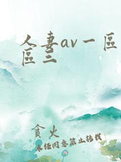 人妻av一区二区三