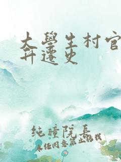 大学生村官艳遇升迁史