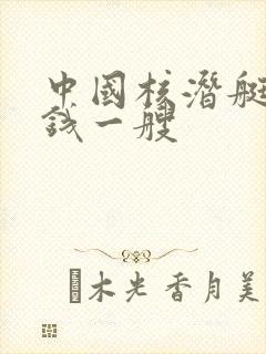 中国核潜艇多少钱一艘