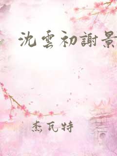 沈云初谢景宸