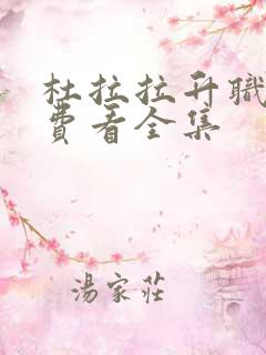 杜拉拉升职记免费看全集