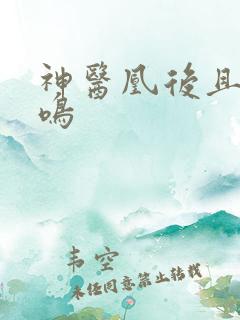 神医凰后且听凤鸣