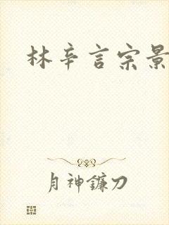 林辛言宗景灏