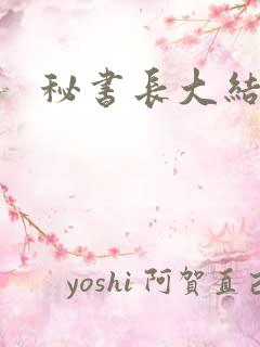 秘书长大结局