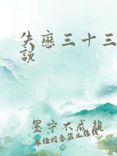 失恋三十三天小说