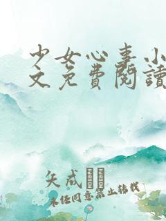 少女心事小说全文免费阅读