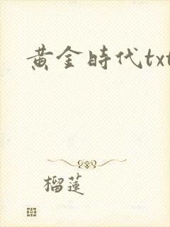 黄金时代txt