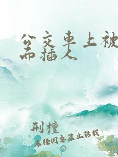 公交车上被从后面插人