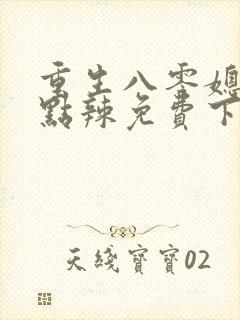 重生八零媳妇有点辣免费下载