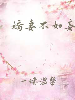娇妻不如妾