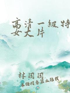 高清一级特黄美女大片