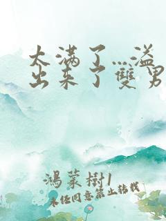 太满了...溢出来了双男动漫