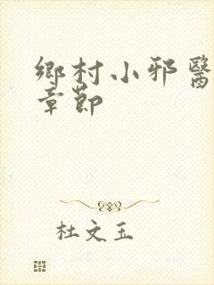 乡村小邪医最新章节