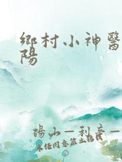 乡村小神医赵铁阳