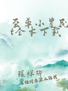 至尊小农民txt全本下载