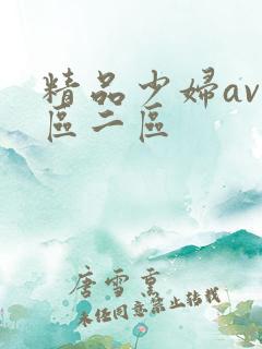精品少妇av一区二区