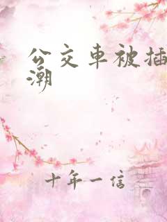 公交车被插入高潮