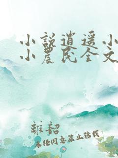 小说逍遥小农夫小农民全文免费看