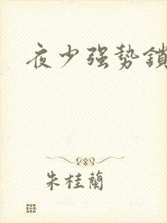 夜少强势锁婚