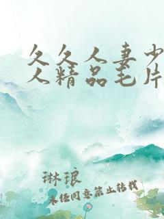 久久人妻少妇偷人精品毛片