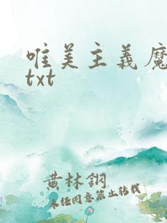 唯美主义魔法师txt