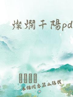 灿烂千阳pdf