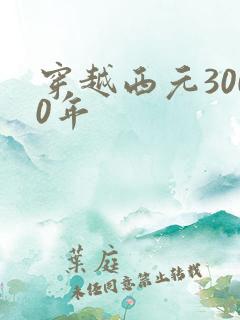 穿越西元3000年