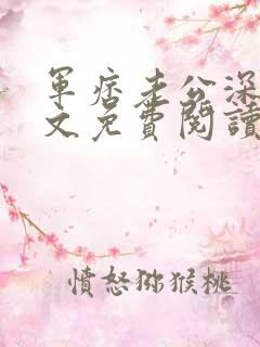 军痞老公深入宠文免费阅读