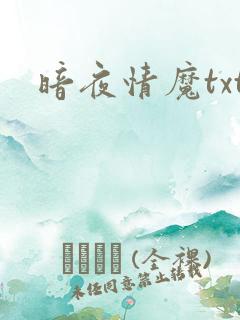 暗夜情魔txt