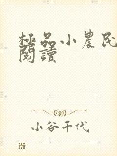 极品小农民在线阅读