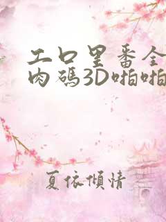 工口里番全彩无肉码3D啪啪