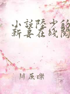 小说陆少的暖婚新妻在线阅读
