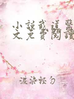 小说武道医王全文免费阅读