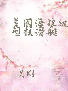 美国海狼级攻击型核潜艇