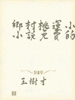 乡村桃运小神医小说免费的
