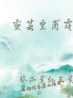 灵芸皇甫霆小说