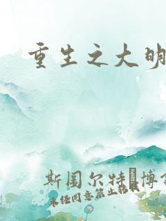 重生之大明王朝