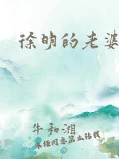 徐明的老婆