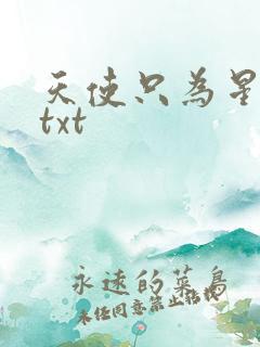 天使只为星夜哭txt