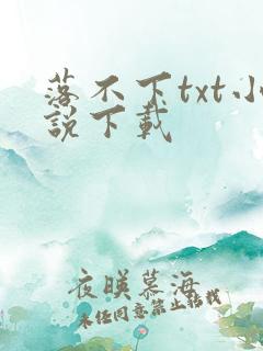 落不下txt小说下载