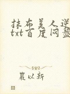 抹布美人逆袭记txt百度网盘