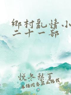 乡村乱情小雷第二十一部