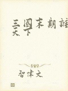 三国末期谁统一天下