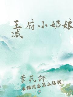 王府小奶娘未删减